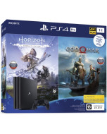 Игровая приставка Sony PlayStation 4 Pro 1Tb Black (CUH-7208B) + Horizon Zero Dawn Complete Edition + God Of War